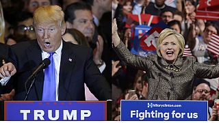 Trump sees Merkel in Hilary Clinton